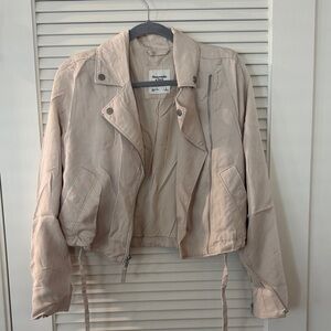 Abercrombie Light Tan Crop Jacket